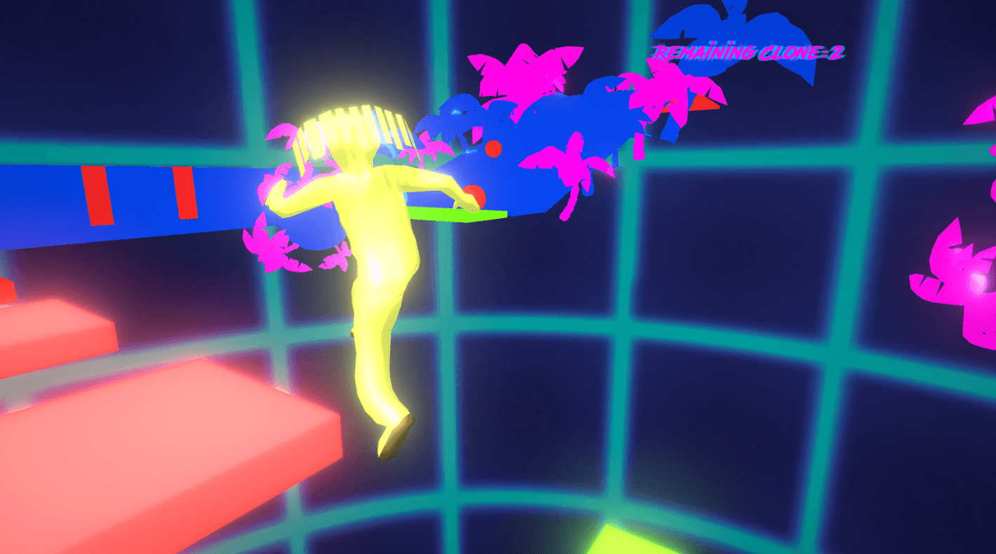 Main character jump animation