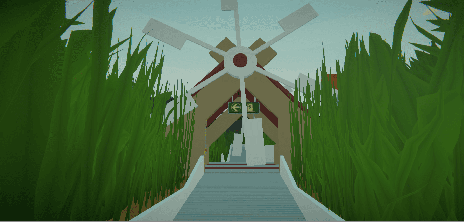 Golf level windmill
