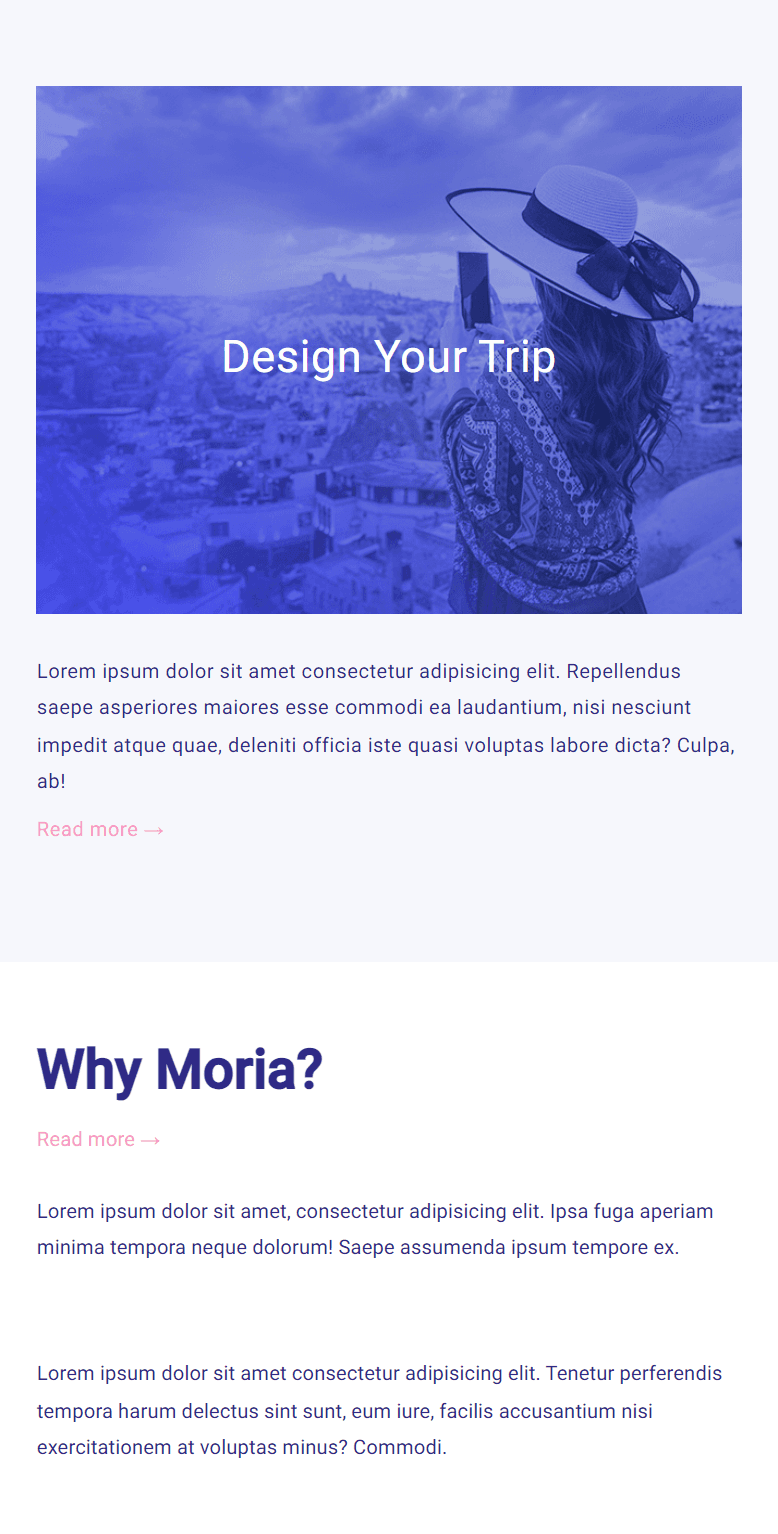 Why moria section