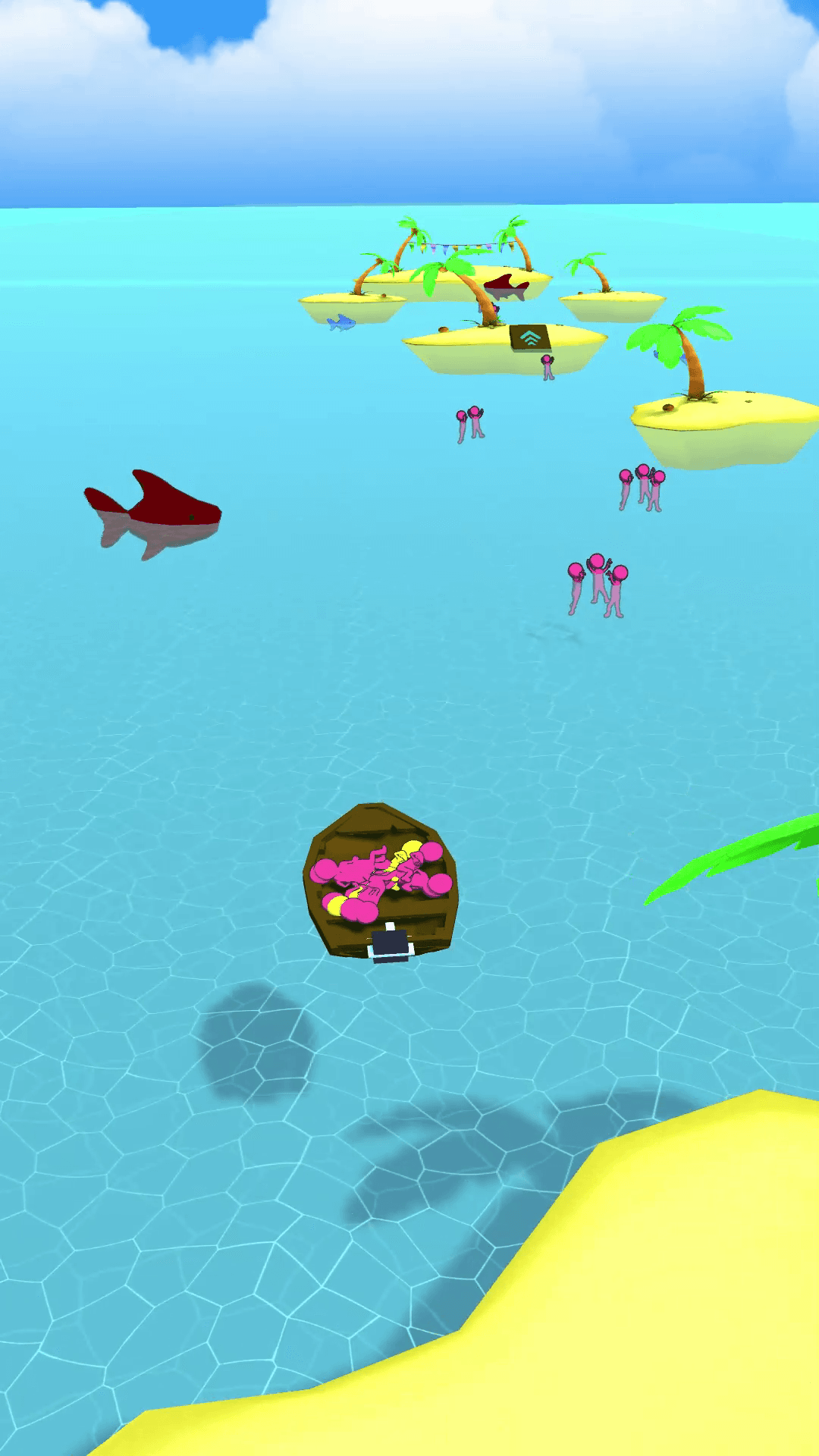 Jumping from platform